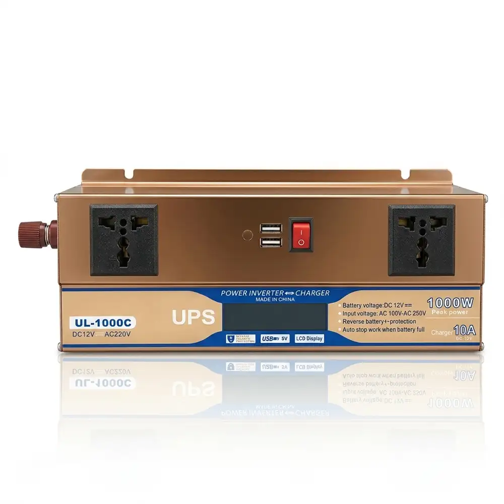 High-Class 1000W IPS Inverter with Battery Charger | ১০০০W High-Class IPS ইনভার্টার চার্জার – ১২V থেকে ২২০V পাওয়ার ব্যাকআপ